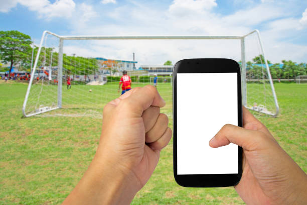 istock mobile with  Soccer Football Match 667259968