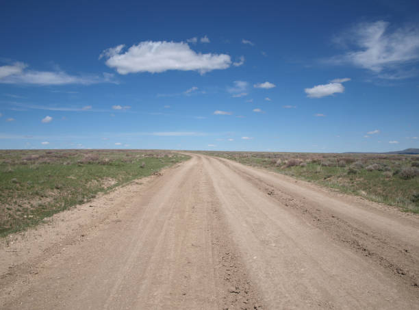 istock A long strait trail towads somewhare 667274254