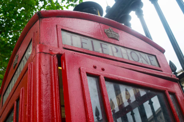 istock Telephone booth in England 667285530
