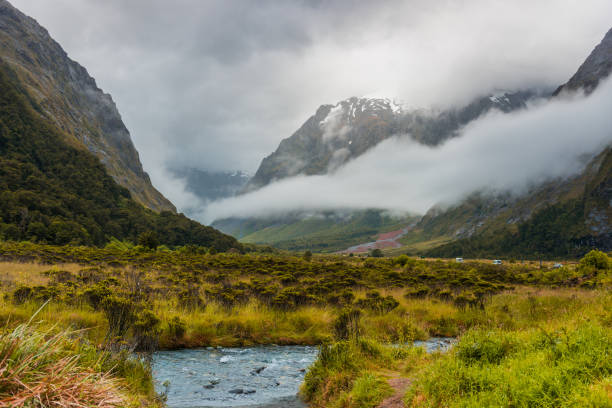 istock Mountain of Milford Sound 667288632