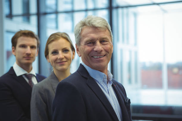 istock Business executives standing in the office 667293492