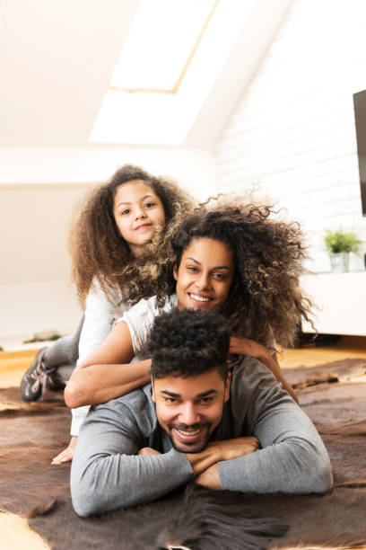 istock Happy family smiling and enjoying together 667311406