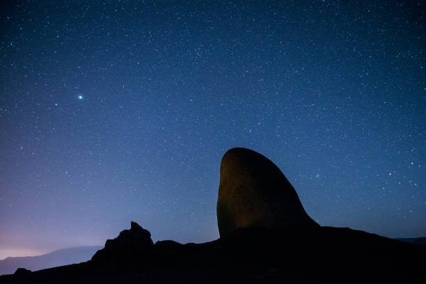 istock The starry sky above the  mountains peaks 667312760