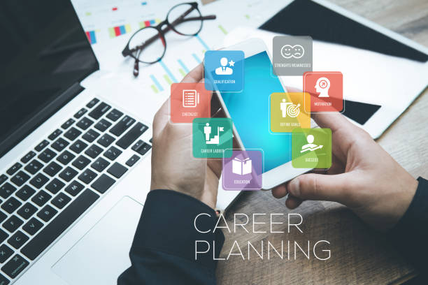 istock Career Planning Concept with Icons 667316094