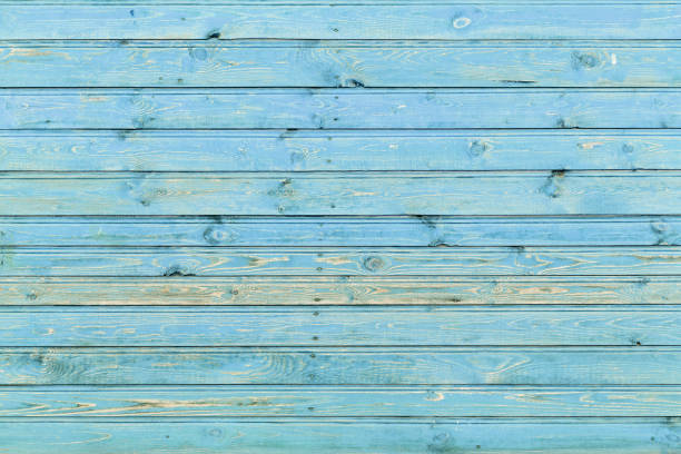 istock The old blue wood texture with natural patterns 667316648