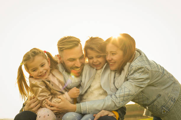 istock Happy family outdoor. 667329134
