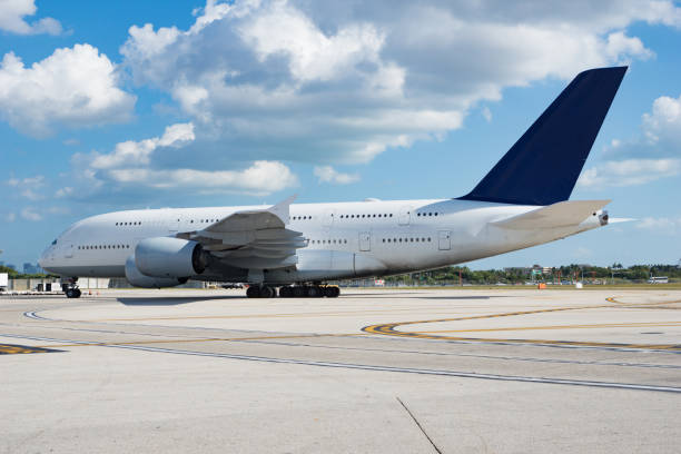 istock Big commercial airplane on the ground 667332774