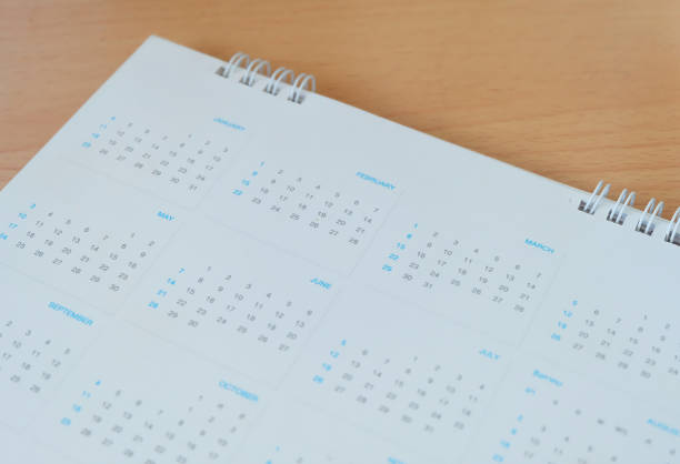 istock White calendar in planning concept. 667341694