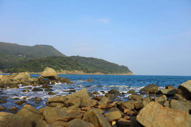 istock rock of coast at clear water bay 667349830