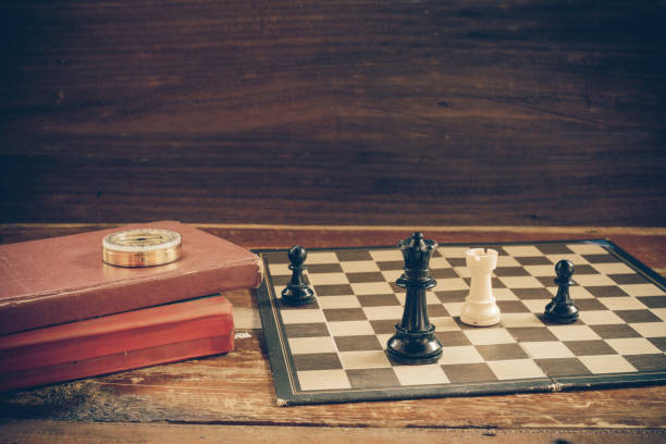 istock still life chess on board ,concept business game 667353758