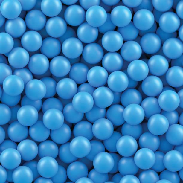 ilustrações de stock, clip art, desenhos animados e ícones de blue balls background - color balls