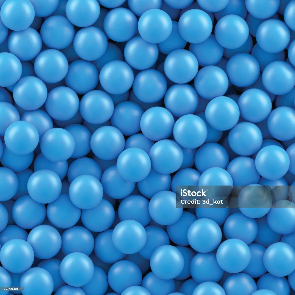 Blue balls background Background of many blue balls Sphere stock vector