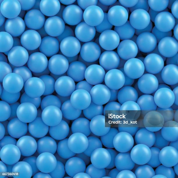 Blue Balls Background Stock Illustration - Download Image Now - Sphere, Blue, Sports Ball