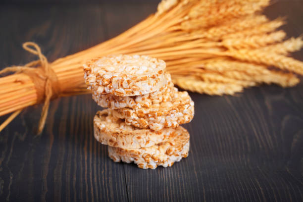 Dieta un poco calóricos grano galletas. - foto de stock