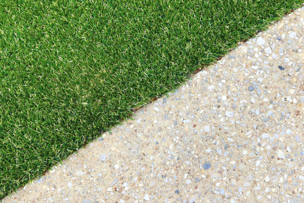 istock Combinations of grass and concrete 667380714