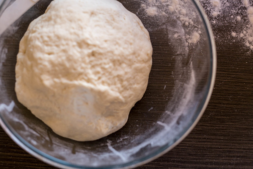 Dough on the table