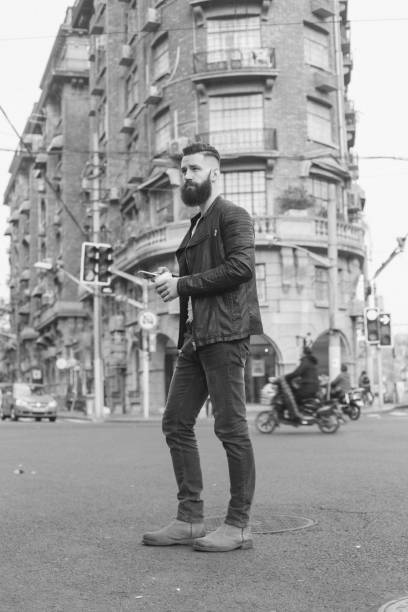 istock Bearded man on the street 667396378