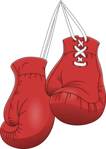 Vector illustration of Boxing gloves