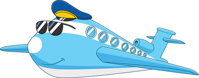 Ilustración de Dibujos Animados De Aviones y más Vectores Libres de  Derechos de Alegre - Alegre, Avión, Avión de pasajeros - iStock