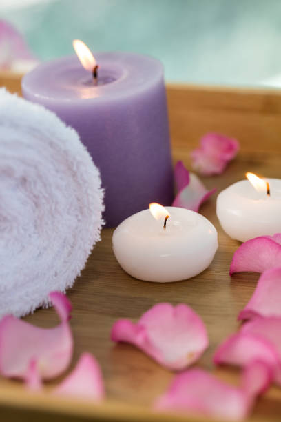 istock Tray of beauty therapy items 667405740