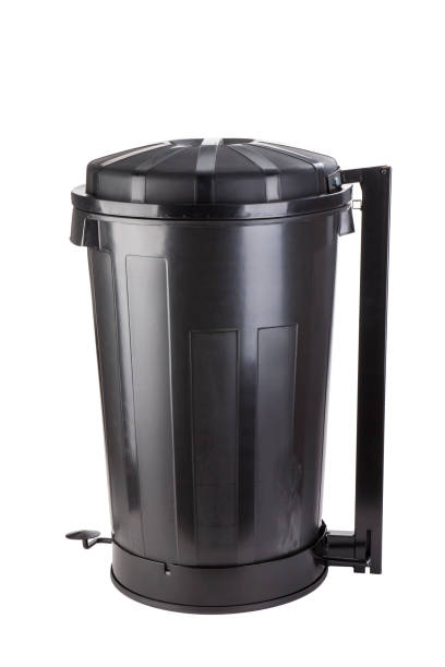 Industrial baura cube garbage can for professional use, industrial and hospitality. pedal bin stock pictures, royalty-free photos & images