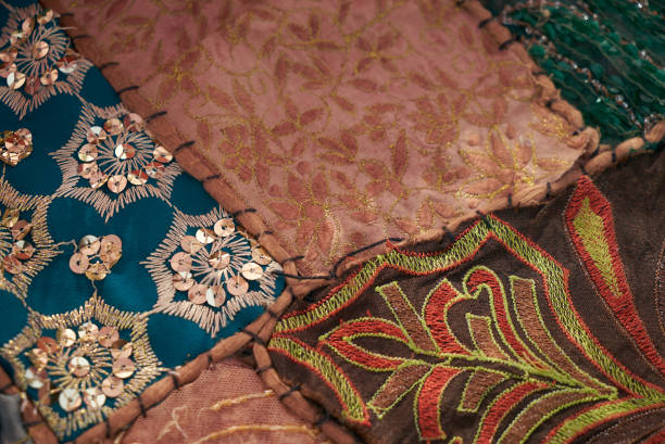 set of a different oriental carpets. multi-colored variations - green, blue, red, pink, brown - set blue brown green imagens e fotografias de stock