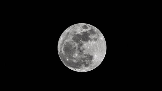 istock Peaceful background, night sky with full moon, stars, beautiful clouds. Elements of this image furnished 667426524