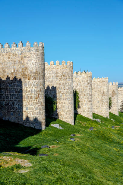 istock Medieval city walls in Avila 667427186