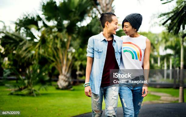 Lgbt Lesbian Couple Moments Happiness Concept Stock Photo - Download Image Now - Couple - Relationship, LGBTQIA Culture, Gay Person