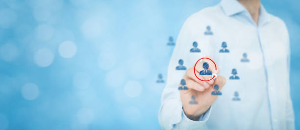 istock Marketing segmentation, target audience, recruitment, customer care 667434772