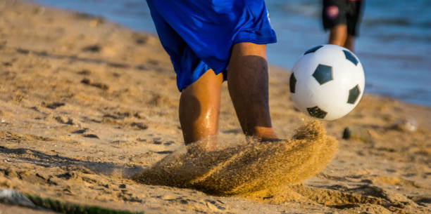 istock Beautiful sand closeup onthebeach 667442388