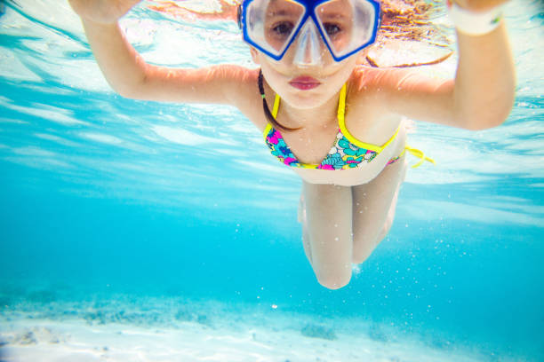 istock Little Girl Exploring The Sea Bed 667442460