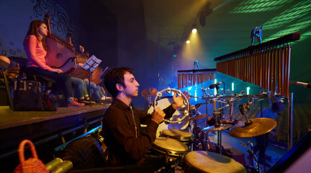 Orchestra at the rehearsal.