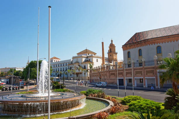congress palace and santo domingo church in cadiz - seville water spain european culture imagens e fotografias de stock