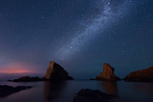 istock Milky way over the sea, Sinemorets, Bulgaria 667453786