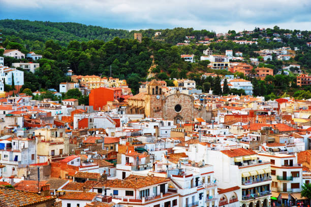 istock Tossa de Mar on Costa Brava near Mediterranean Sea 667454704
