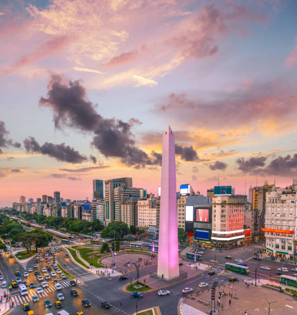 istock Argentina Buenos Aires traffic at rush hour sunset 667457322