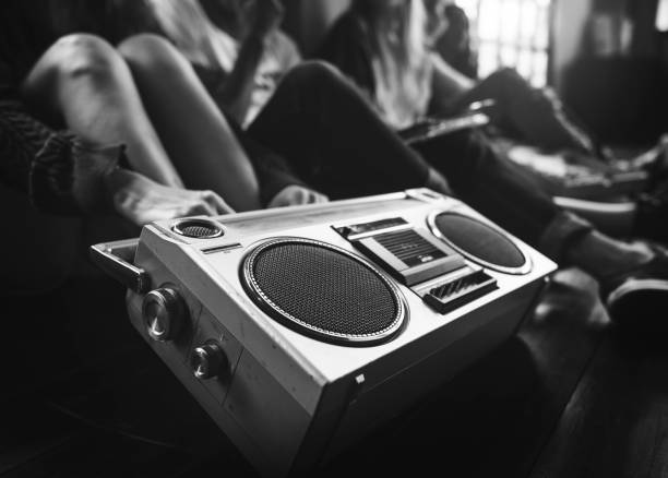 Radio Music Friends Unity Style Teens Casual Concept