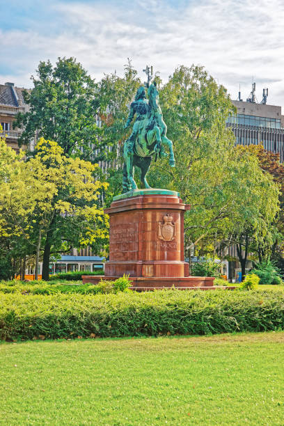 istock Sculpture of Francis Rakoczi in Budapest 667457984