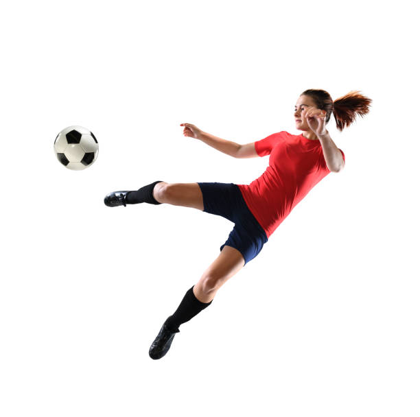 Female Soccer Player stock photo