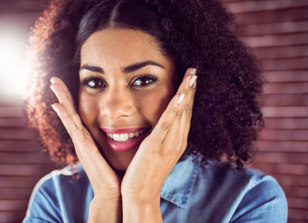 istock Attractive young woman being glad 667465244