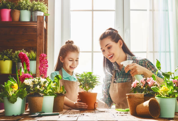 istock Happy family in spring day 667467710