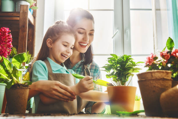 istock Happy family in spring day 667467870