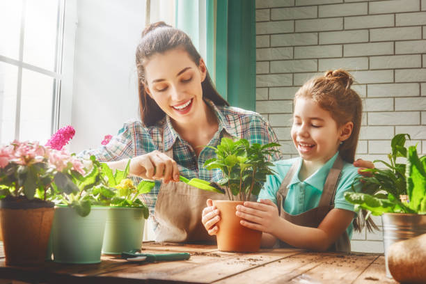 istock Happy family in spring day 667467872