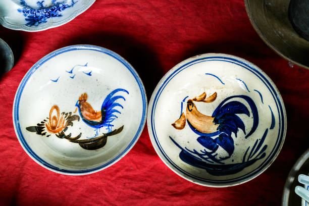 istock Chinese antique porcelain pottery 667477380