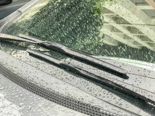 istock windshield of the car after raining 667491332