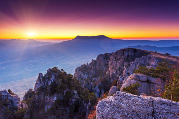 istock Fantastic sunny day is in mountain landscape. 667494856
