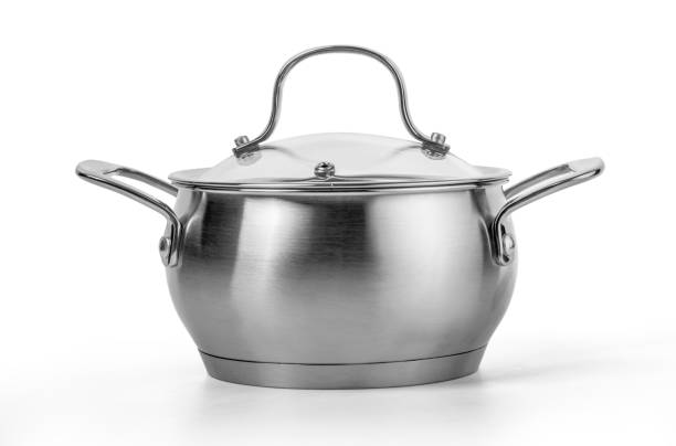 istock stainless steel cooking pot 667498768