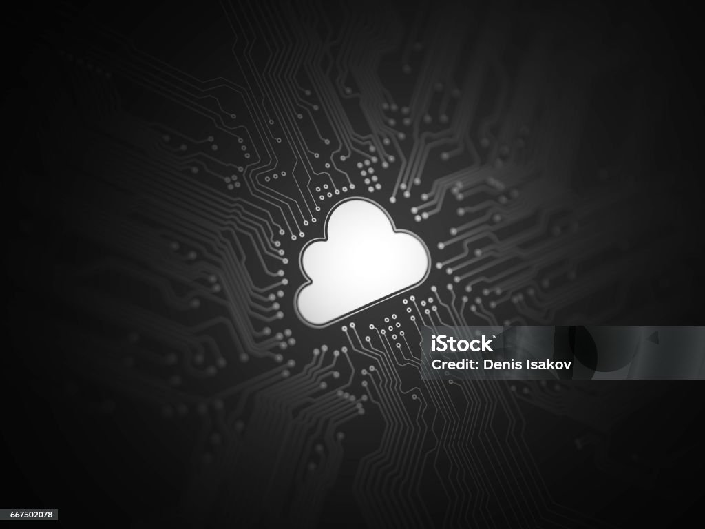 Computación en nube - Foto de stock de Computación en nube libre de derechos
