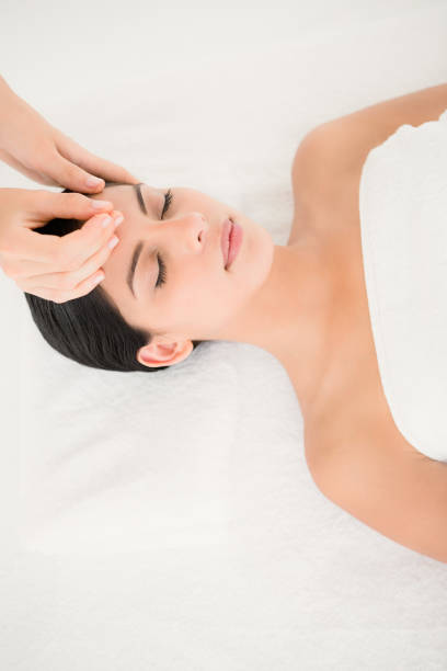 istock Woman in an acupuncture therapy 667502366